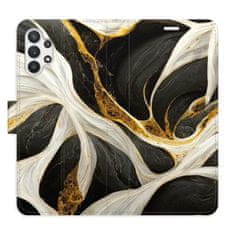 iSaprio Flipové puzdro - BlackGold Marble pre Samsung Galaxy A32 5G