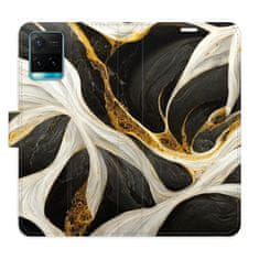 iSaprio Flipové puzdro - BlackGold Marble pre Vivo Y21 / Y21s / Y33s