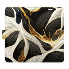 iSaprio Flipové puzdro - BlackGold Marble pre Xiaomi Redmi 8