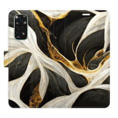 iSaprio Flipové puzdro - BlackGold Marble pre Xiaomi Redmi Note 11 / Note 11S