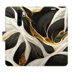 iSaprio Flipové puzdro - BlackGold Marble pre Xiaomi Redmi Note 8 Pro