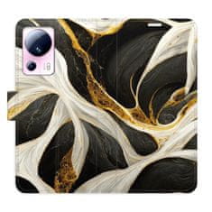 iSaprio Flipové puzdro - BlackGold Marble pre Xiaomi 13 Lite