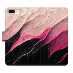 iSaprio Flipové puzdro - BlackPink Marble pre Apple iPhone 7 Plus / 8 Plus