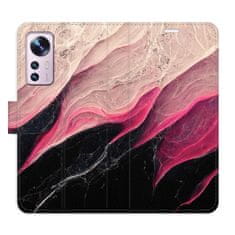 iSaprio Flipové puzdro - BlackPink Marble pre Xiaomi 12 / 12X