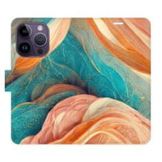 iSaprio Flipové puzdro - Blue and Orange pre Apple iPhone 14 Pro