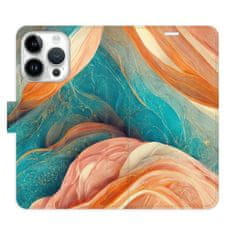 iSaprio Flipové puzdro - Blue and Orange pre Apple iPhone 15 Pro