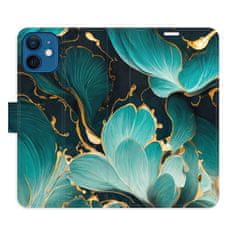 iSaprio Flipové puzdro - Blue Flowers 02 pre Apple iPhone 12 Mini