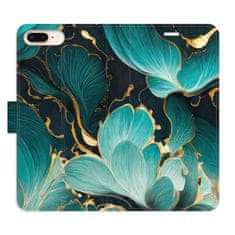iSaprio Flipové puzdro - Blue Flowers 02 pre Apple iPhone 7 Plus / 8 Plus