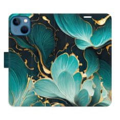 iSaprio Flipové puzdro - Blue Flowers 02 pre Apple iPhone 13