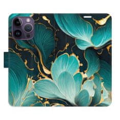 iSaprio Flipové puzdro - Blue Flowers 02 pre Apple iPhone 14 Pro Max