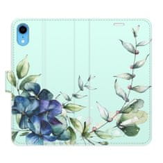 iSaprio Flipové puzdro - Blue Flowers pre Apple iPhone Xr