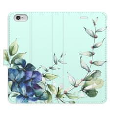 iSaprio Flipové puzdro - Blue Flowers pre Apple iPhone 6