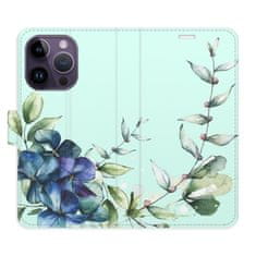 iSaprio Flipové puzdro - Blue Flowers pre Apple iPhone 14 Pro