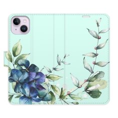 iSaprio Flipové puzdro - Blue Flowers pre Apple iPhone 14 Plus