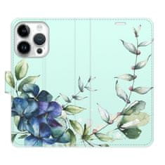 iSaprio Flipové puzdro - Blue Flowers pre Apple iPhone 15 Pro
