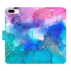 iSaprio Flipové puzdro - BluePink Paint pre Apple iPhone 7 Plus / 8 Plus