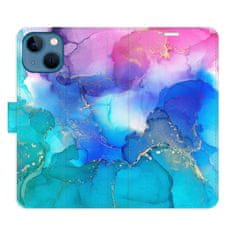 iSaprio Flipové puzdro - BluePink Paint pre Apple iPhone 13 mini