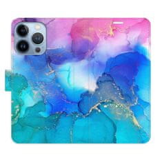 iSaprio Flipové puzdro - BluePink Paint pre Apple iPhone 13 Pro