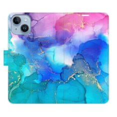 iSaprio Flipové puzdro - BluePink Paint pre Apple iPhone 14