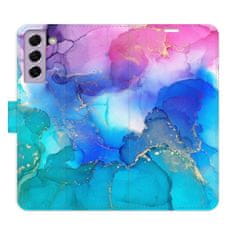 iSaprio Flipové puzdro - BluePink Paint pre Samsung Galaxy S21 FE 5G