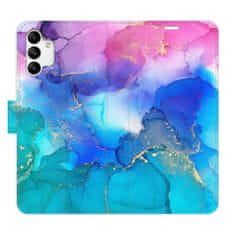 iSaprio Flipové puzdro - BluePink Paint pre Samsung Galaxy A04s