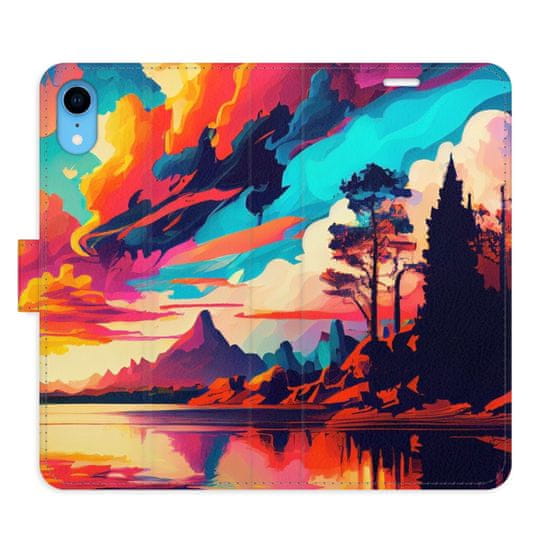 iSaprio Flipové puzdro - Colorful Mountains 02 pre Apple iPhone Xr