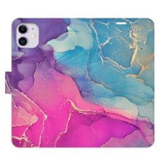 iSaprio Flipové puzdro - Colour Marble 02 pre Apple iPhone 11