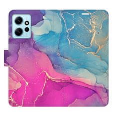 iSaprio Flipové puzdro - Colour Marble 02 pre Xiaomi Redmi Note 12 5G