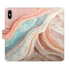 iSaprio Flipové puzdro - Colour Marble pre Apple iPhone X / XS