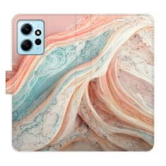 iSaprio Flipové puzdro - Colour Marble pre Xiaomi Redmi Note 12 5G