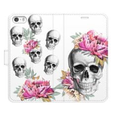 iSaprio Flipové puzdro - Crazy Skull pre Apple iPhone 5/5S/SE