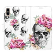 iSaprio Flipové puzdro - Crazy Skull pre Apple iPhone X / XS