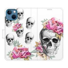 iSaprio Flipové puzdro - Crazy Skull pre Apple iPhone 13