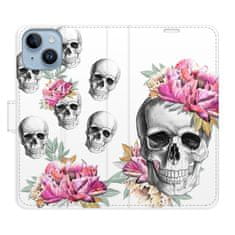 iSaprio Flipové puzdro - Crazy Skull pre Apple iPhone 14