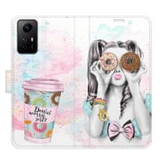 iSaprio Flipové puzdro - Donut Worry Girl pre Xiaomi Redmi Note 12S