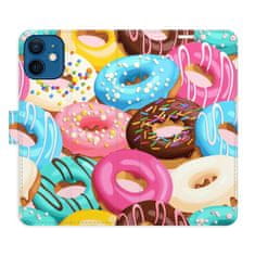 iSaprio Flipové puzdro - Donuts Pattern 02 pre Apple iPhone 12 Mini