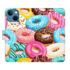 iSaprio Flipové puzdro - Donuts Pattern 02 pre Apple iPhone 13 mini