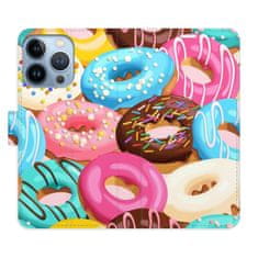 iSaprio Flipové puzdro - Donuts Pattern 02 pre Apple iPhone 13 Pro