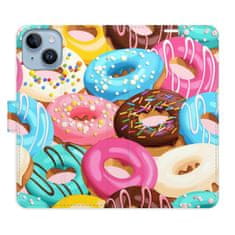 iSaprio Flipové puzdro - Donuts Pattern 02 pre Apple iPhone 14