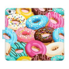 iSaprio Flipové puzdro - Donuts Pattern 02 pre Apple iPhone 5/5S/SE