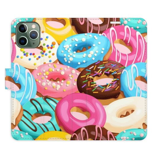 iSaprio Flipové puzdro - Donuts Pattern 02 pre Apple iPhone 11 Pro