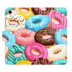 iSaprio Flipové puzdro - Donuts Pattern 02 pre Apple iPhone SE 2020