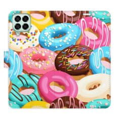 iSaprio Flipové puzdro - Donuts Pattern 02 pre Samsung Galaxy M53 5G