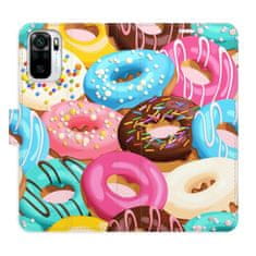 iSaprio Flipové puzdro - Donuts Pattern 02 pre Xiaomi Redmi Note 10 / Note 10S