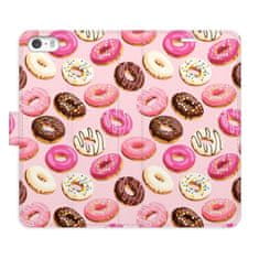 iSaprio Flipové puzdro - Donuts Pattern 03 pre Apple iPhone 5/5S/SE