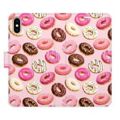 iSaprio Flipové puzdro - Donuts Pattern 03 pre Apple iPhone X / XS