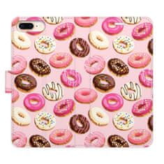 iSaprio Flipové puzdro - Donuts Pattern 03 pre Apple iPhone 7 Plus / 8 Plus