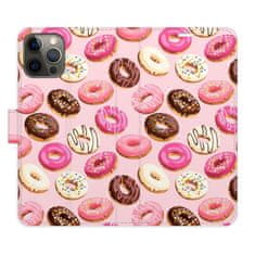 iSaprio Flipové puzdro - Donuts Pattern 03 pre Apple iPhone 12 / 12 Pro