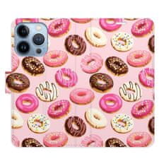 iSaprio Flipové puzdro - Donuts Pattern 03 pre Apple iPhone 13 Pro