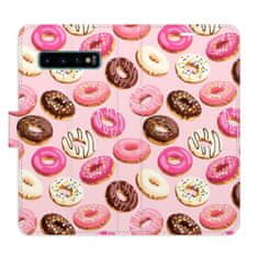 iSaprio Flipové puzdro - Donuts Pattern 03 pre Samsung Galaxy S10